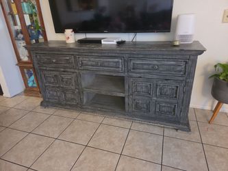 Grey tv stand