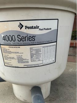 Pentair 4000 Series D.E. Pool Filter - Model SM/SMBW 4060