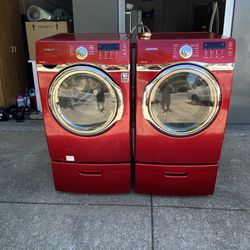 Samsung Washer and Gas Dryer Set With Steam care 