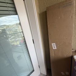 Modern Queen size dark grey adjustable upholstered headboard w/ 2 tier shelves, charging stations and LED lights UNOPENED BOX picture is what it is