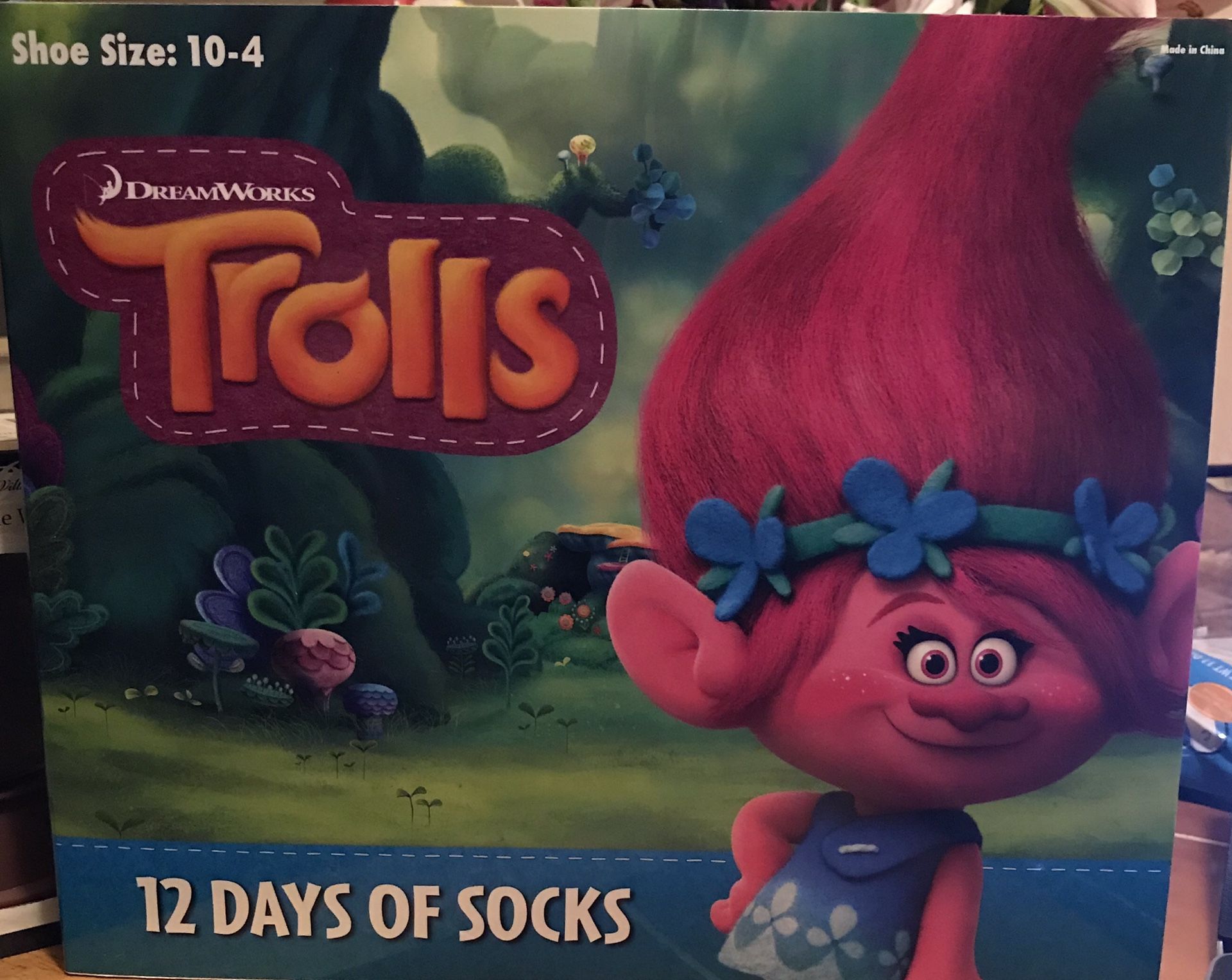 Trolls 12 days of socks
