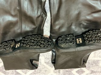 Caddis Rubber Hip Waders Steel Shank Size 11 EUC