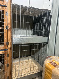 2 tier Metal cage for pets for sale  GIVE BEST OFFER
