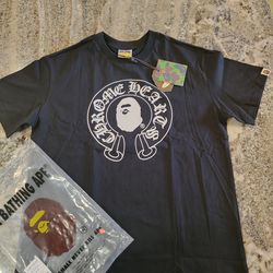 Bape x Chrome Hearts T-shirt large