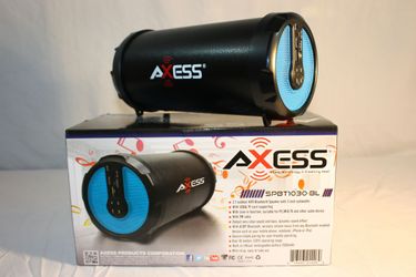 Axess bazooka Bluetooth speaker SD card,slot USB port,FM radio(bosina)