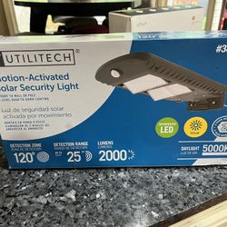 Utilitech Motion Activated Solar Security Light