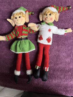 Christmas Elf Boy And Girl
