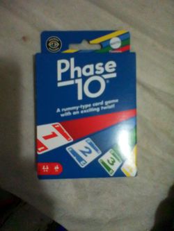 Mattel games,phase 10