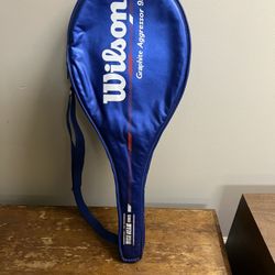 Wilson Starter tennis racket, good condition, with case, ready for play