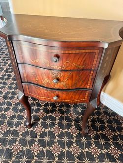 Ornate French Accent Table Furniture Painted