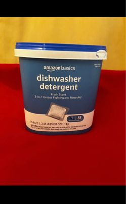 Amazon Basics 85 Count Fresh Scent Dishwasher Detergent