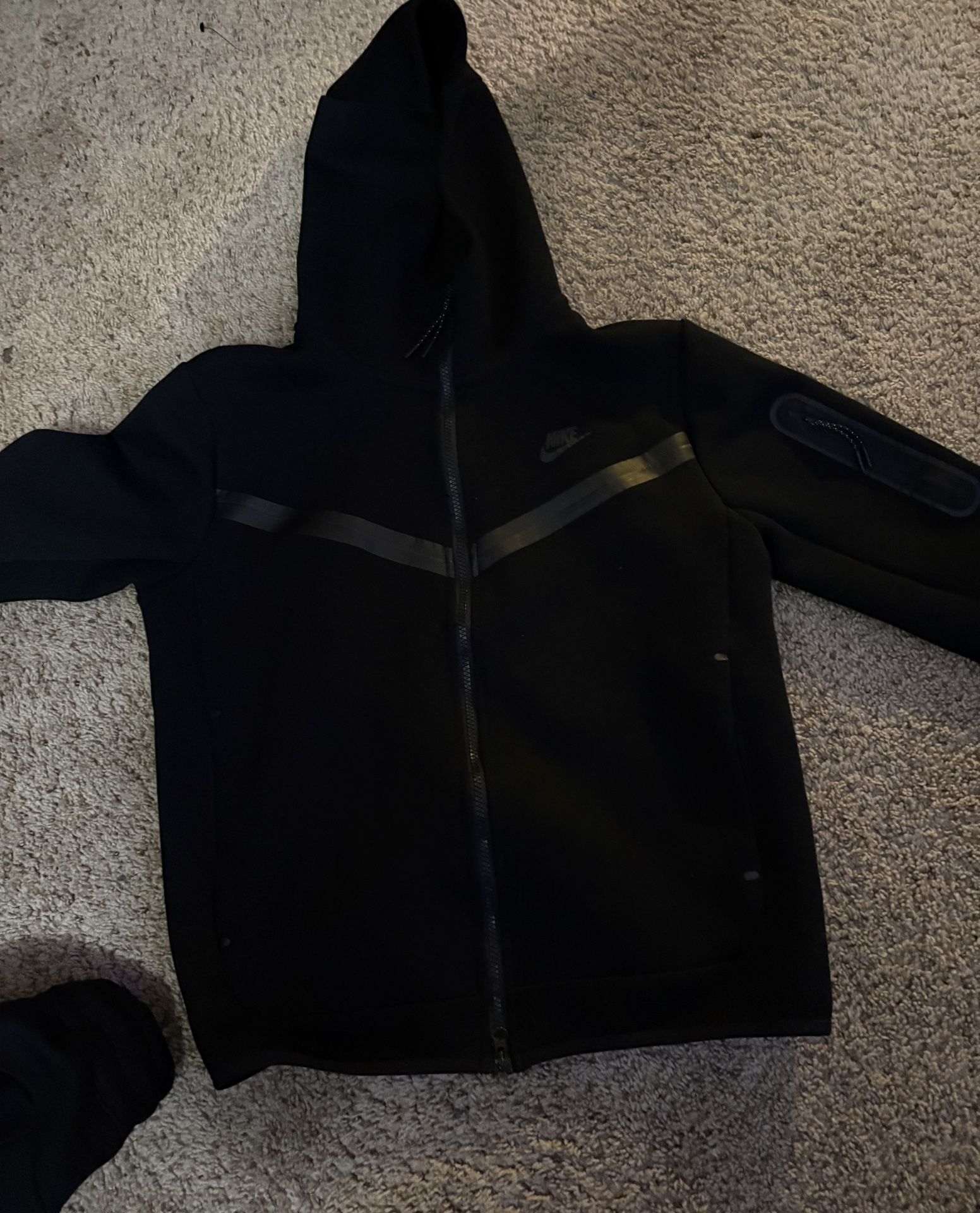 Large Black Nike Tech Jacket