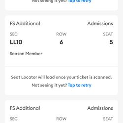 Gulls Tickets February 14th 5 Tickets Available