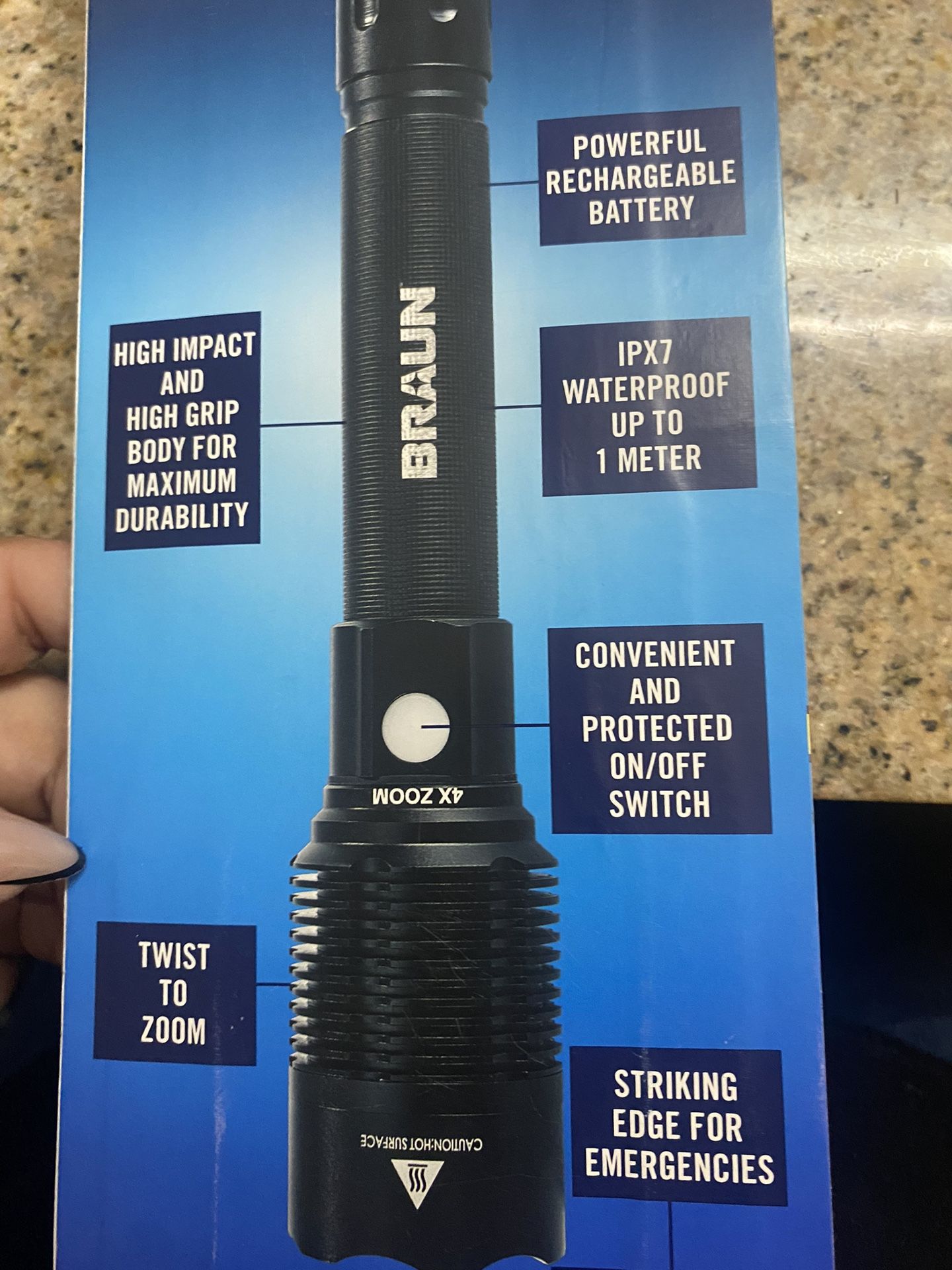 Braun Flashlight 7000 Lumens for Sale in Salem, OR - OfferUp display picture 1