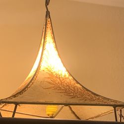 Leather Lampshade Lamp