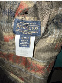 Pendleton Ladies Reversible Faux Fur Printed Coat