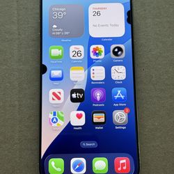 White iPhone 15 Pro Max 256GB w/ Black Dots on Screen