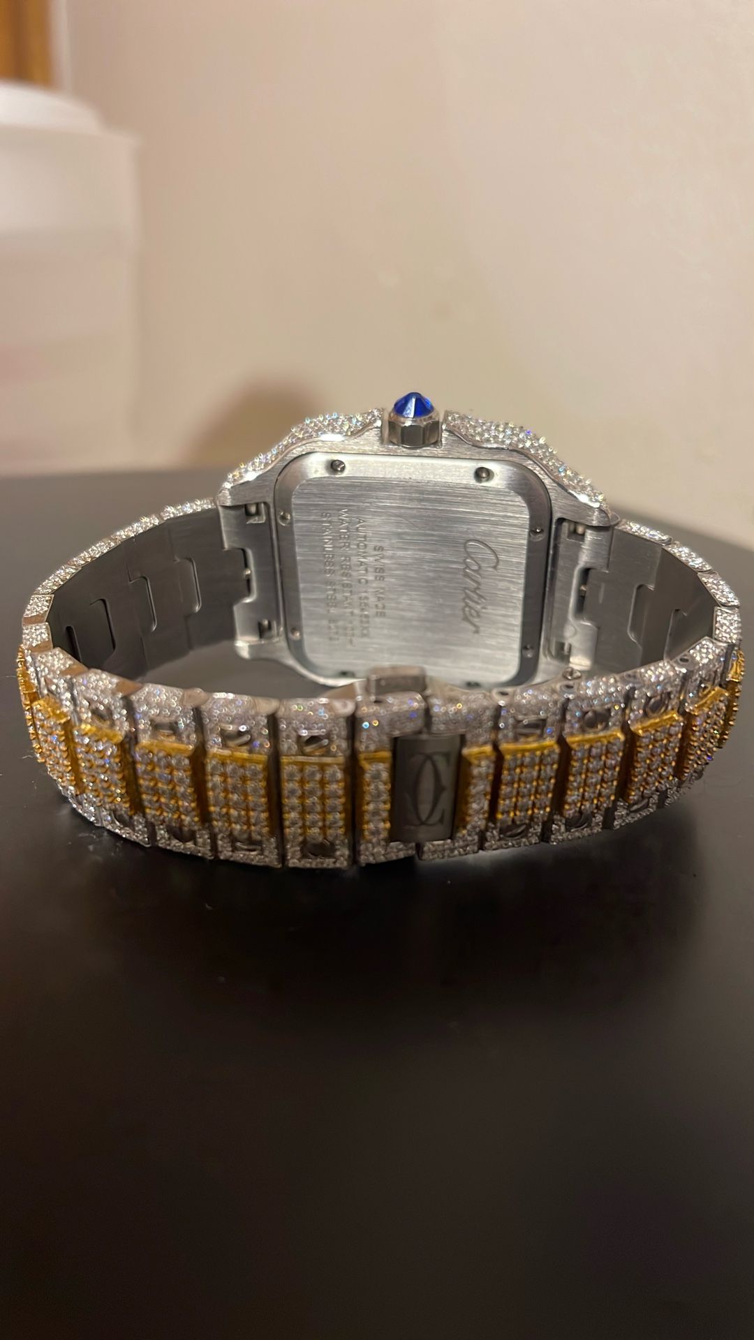 2 Tone Cartier Vvs Moissanite 