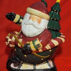 Santa Cookie Jar Debbie Mum