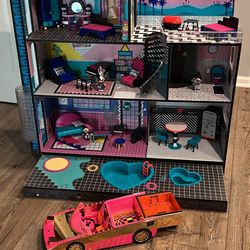 2 LOL Doll houses Plus LOL car