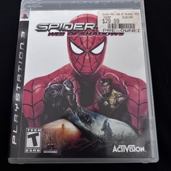 Spider-Man web of shadows ps3