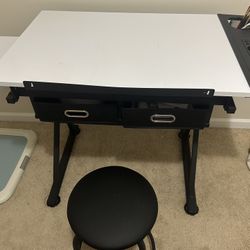 Painting Desk And Chair Set 