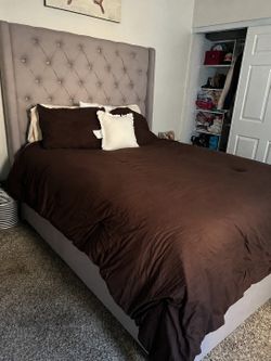 Queen Upholstered Bed Frame