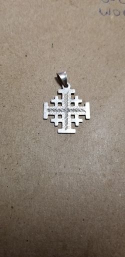 SILVER CHRISTIAN CRUSADERS CROSS