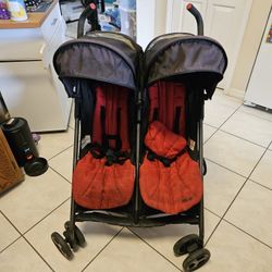 Zobo Double Stroller