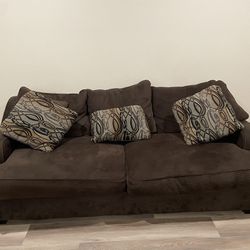 Two Large Sofas 