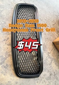 ❤️$45❤️For Sale: Front Bumper Honeycomb Grill for 2013-2018 Dodge Ram 1500 Price: $45  Condition: Brand new, never used.   Upgrade your Dodge Ram 1500