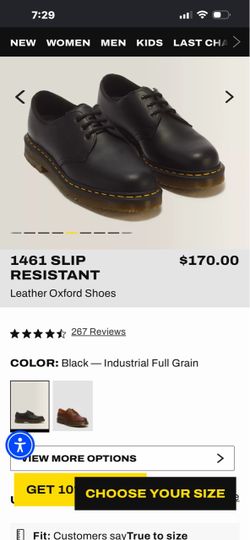 1461 BEX Smooth Leather Oxford Shoes