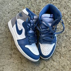 True Blue Jordan 1s Size 7Men
