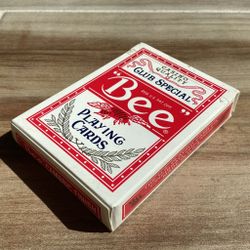 Bee No. 92 Club Red Special Playing Cards, Terrible’s Hotel Casino, 1 Deck, Used