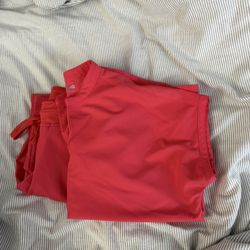 Mandala paradise pink scrub set