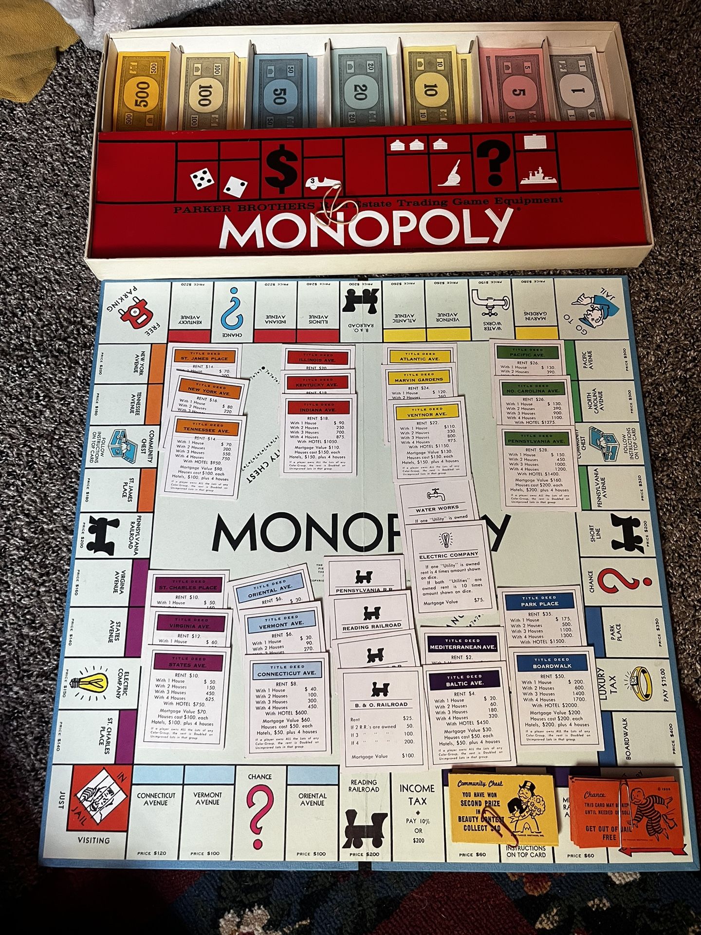 1936 Monopoly Game