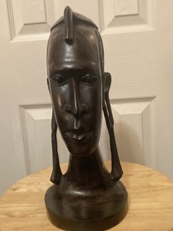 African Head Bust