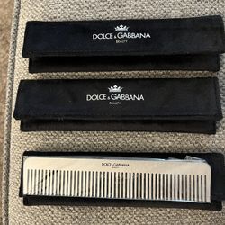 Dolce & Gabbana Metal Beauty Combs 