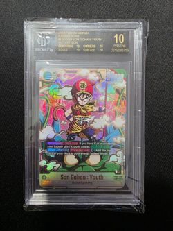 BGS 10 #FB03-139 SON GOHAN YOUTH BLACK LABEL DRAGON BALL FUSION WORLD FB03 139