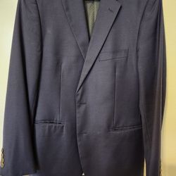 40 Regular Navy Suit Jacket 