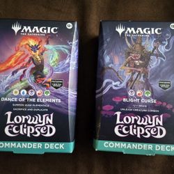 Brand New Lorwyn Eclipsed Commander Decks 