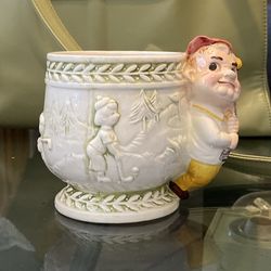 Vintage Porcelain Golf Handle Mug ~RELPO~ #6321 planter