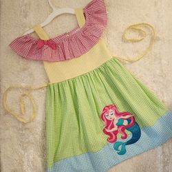 Beautiful MERMAID summer Dress,  5T,  $18