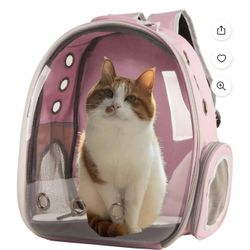 Pink Cat Carrier Backpack