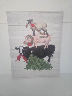 Christmas Farm Animal Picture