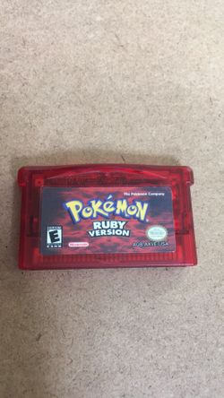Pokemon Ruby Version gameboy advance