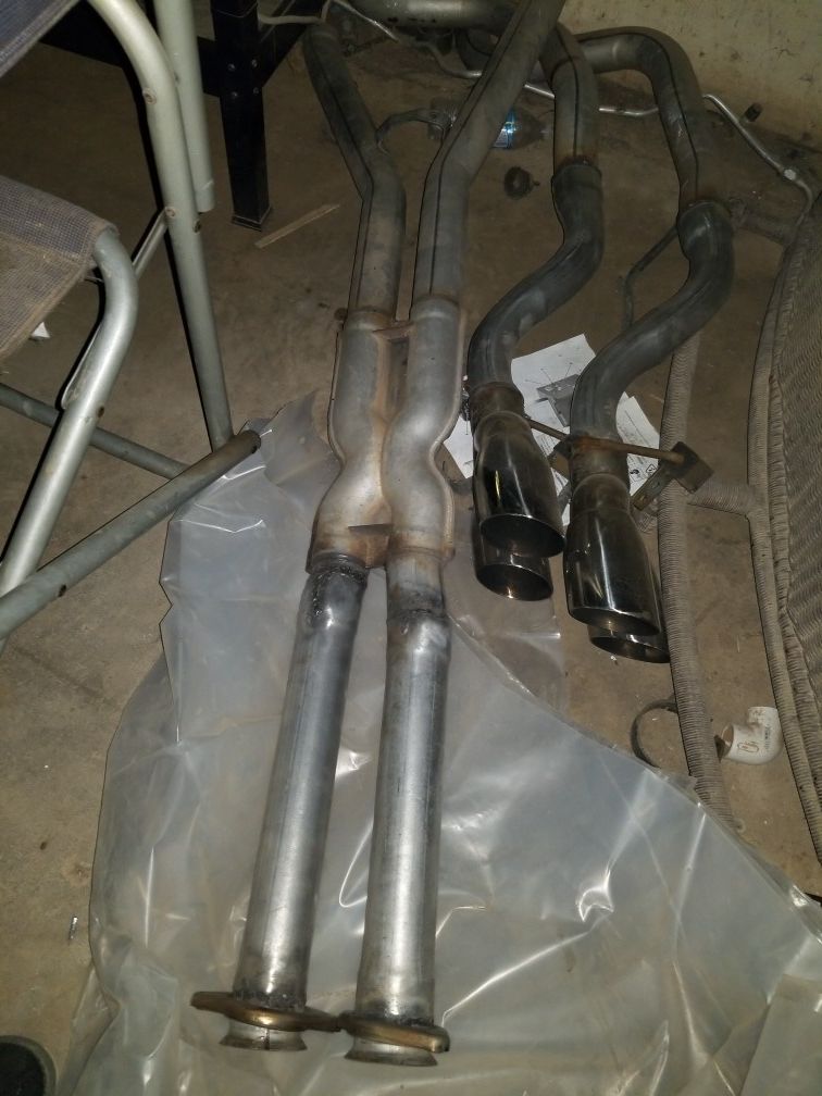 Corvette C6 Muffler delete and resonator delete