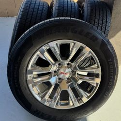 Take Offs GMC Sierra Yukon Denali 20" Wheels & Newly Goodyear Tires 💯
