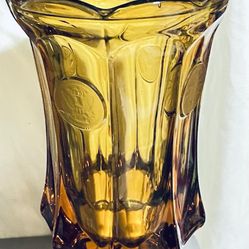 Vintage Fosteria Amber Dish