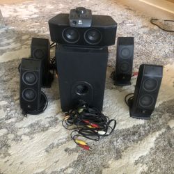 Logitech Gaming And Computer Surround Sound System 